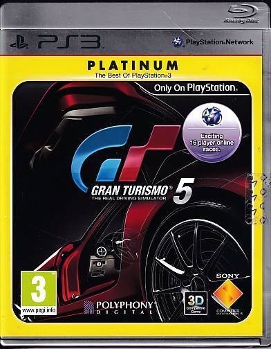 Gran Turismo 5 - PS3 - Platinum (B Grade) (Genbrug)